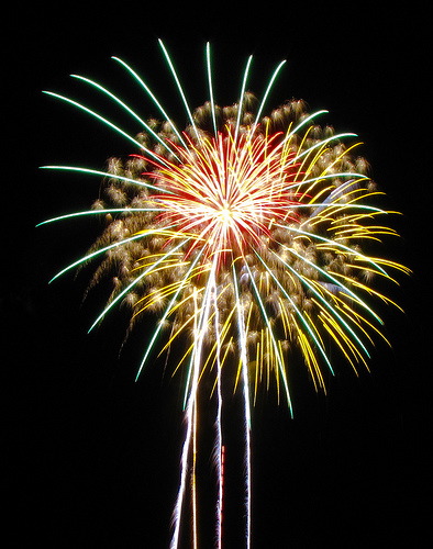 Fireworks at Festa Italiana:  worth fighting for... or at least to some people.